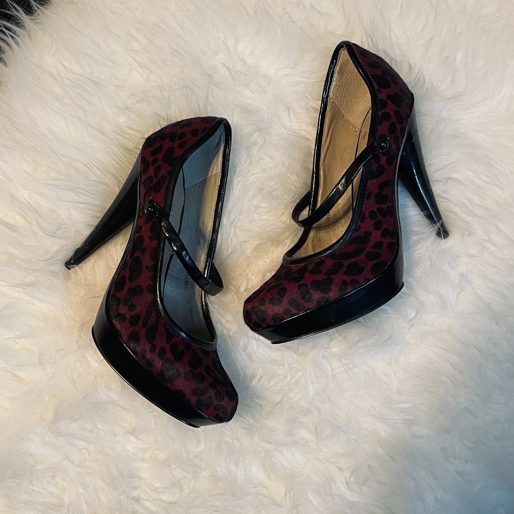 Red Leopard Stiletto Pumps